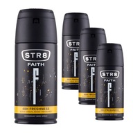 Deodorant v spreji pre mužov STR8 Faith Refreshing 150 ml x 4 kusy