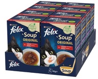 FELIX Soup Krmivo pre mačky s vidieckou príchuťou 48 vrecúšok x 48g