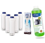 5x VODNÝ FILTER DLSC002 + ODVÁPŇOVAČ 750ml SET