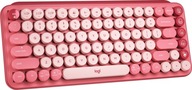 Klávesnica Logitech POP Keys Coral Rose