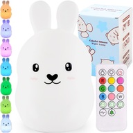 RABBIT REMOTE LED Night Lamp Multicolor RGB