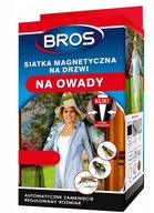 BROS Magnetická sieťka na dvere 160x220 ČIERNA