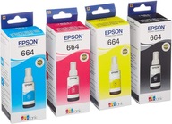 SADA ATRAMENTOV EPSON 664 T6641 T6643 T6644 originál