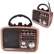 PRENOSNÉ KUCHYNSKÉ NABÍJACIE FM RÁDIO S BLUETOOTH RETRO REPRODUKTOROM