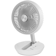 Malý bezdrôtový stolný ventilátor SILENT 5W 15H PREVÁDZKA Sencor SFE 0773WH