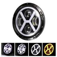 LAMPA SVETLOMET LED RING DRL MOTORCYCLE HARLEY 7''