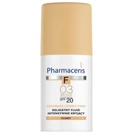 PHARMACERIS F Jemný, intenzívne krycí fluid SPF 20 bronz 03 30ml