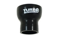 Rovná redukcia Silicone Black 63-76mm TUNING