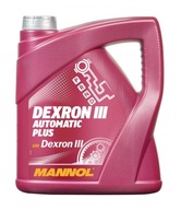 MANNOL DEXRON III AUTOMATIC PLUS 4L 8206 ATF