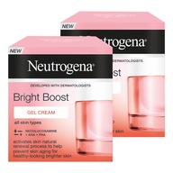 NEUTROGENA Bright Boost rozjasňujúci krém-gél na tvár 50ml x 2 ks