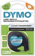 Dymo LETRATAG pásky 12mmx4m TRANSPARENT S0721530