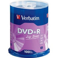 Verbatim DVD+R x16 100ks. logo