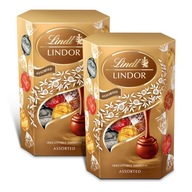 Lindt LINDOR Čokoládové pralinky Assort 2x200g