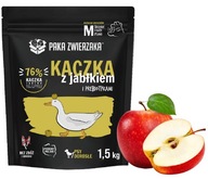 Suché krmivo pre psov Prepravka SH Duck Apple M 1,5 kg