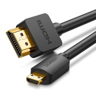 Ugreen HD127 HDMI-microHDMI kábel 3m (čierny)