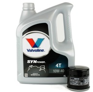 OLEJ VALVOLINE SYNPOWER 10W40 4L + OLEJOVÝ FILTER