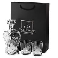 Poľovnícka whisky set 6+1 ako darčeková karafa