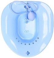 Prenosný modrý bidet s nádržkou po pôrode