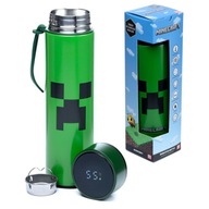 MINECRAFT termoska na vodu 450ml s teplomerom