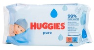 Vlhčené obrúsky Huggies PURE 56 ks.