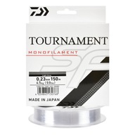 Daiwa Tournament SF svetlosivá transparentná rybárska šnúra 0,23mm 150m, odolná