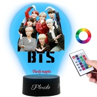 Stolná lampa LED socha UV BTS Kpop Photo