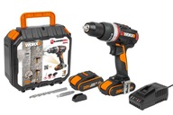 WORX WX-JCR skrutkovač Brushless 20V 50Nm 13mm