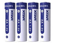 XTAR 14500-1,5V 3300mWh Li-ION batéria 4 ks.