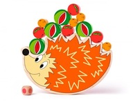 Logická hra Hedgehog Balancovanie Drevené puzzle