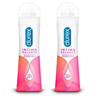 DUREX INTIMA BALANCE gél 2x50ml na vodnej báze pre intímnu hygienu Hydratuje IDEÁLNE pH