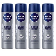 NIVEA ANTIBAKTERIÁLNY ANTIPERSPIRANT SPREJ SILVER PROTECT 150 ml x 4