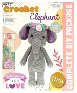 Háčkovacia súprava maskota Amigurumi ELEPHANT