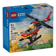 LEGO City 60411 - Helikoptéra hasičských záchranárov