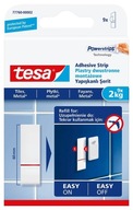 TESA Powerstrips obkladové lišty biele 2 kg 9 ks