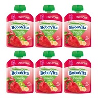 Bobovita Dessert Tube Banán jablko 6x80g