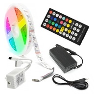 LED PÁS 12V RGB + CCT 5m 14,4W/M Kompletná sada