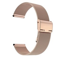 20 mm univerzálny remienok na hodinky Pink Gold Mesh