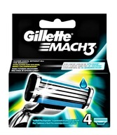 GILLETTE MACH 3 vložky 4 ks