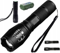 Výkonná ZOOM TACTICAL LED policajná baterka