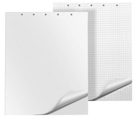 Flipchartová podložka, hladká, 65x100cm, 50 kariet, biela