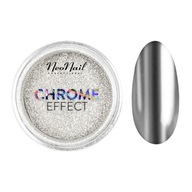 NeoNail Chrome Effect Powder – strieborný