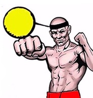 Reflexná lopta REFLEX BALL reflexná rýchlosť MMA
