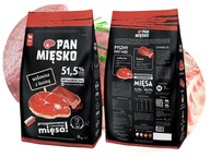 PANvicové MÄSO PRE PSA HOVÄDZIE, KOZIE, M 9 KG