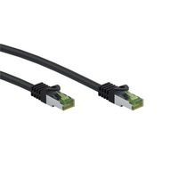 Goobay RJ45 / RJ45 S/FTP prepojovací kábel 2 m čierny