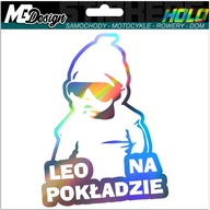 Nálepka na okno LEO ON BOARD HOLOGRAM