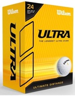 Golfové loptičky ULTRA Distance (biele), balenie 24 ks