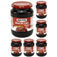 Rolnik Dóza z konzervy cviklových rezov 6 x 720 ml