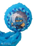 LEGO NINJAGO narodeninová piñata + palica na rozbitie + farebné konfety