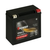 BPOWER YP20-3 batéria 18Ah 330A YTX20HL-BS YTX20L-BS