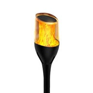 Záhradná slnečná baterka LED FLAME 65CM